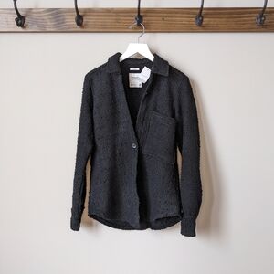 A&F Oversized Black Shacket